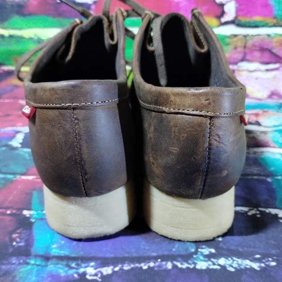 Clarks Collection Padmora Brown Leather Wallabees Shoes Women's 9 US 40 EU - Picture 9 of 14